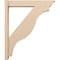 Ekena Millwork 6-in W x 34-in D x 40-in H Funston Trad Rough Cedar Woodgrain TimberThane Outlooker, Primed Tan OUTUR060X34X40FST04RCPR - alternate 2